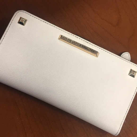 Rebecca Minkoff Handbags - Rebecca Minkoff white leather wallet